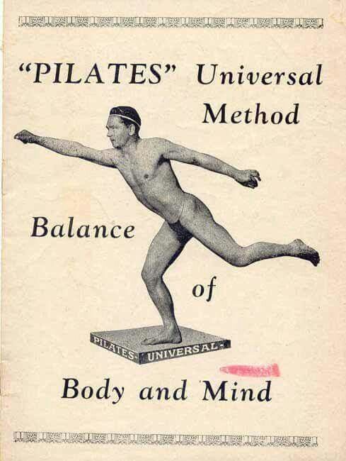 Lámina histórica del Pilates Universal Method
